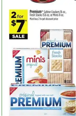 Dollar General Premium Saltine Crackers, Fresh Stacks or Minis offer