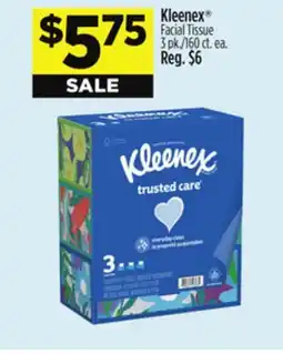 Dollar General Kleenex Facial Tissue offer