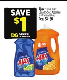 Dollar General Ajax Ultra Dish Liquid offer