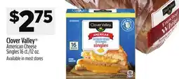 Dollar General Clover Valley American Cheese Singles offer