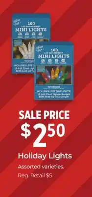 Dollar General Holiday Lights offer