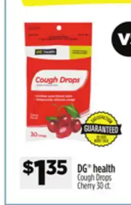 Dollar General DG health Cough Drops Cherry offer