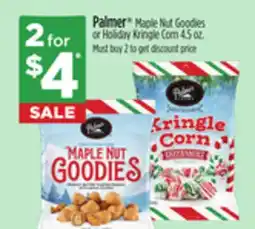 Dollar General Palmer Maple Nut Goodies or Holiday Kringle Corn offer
