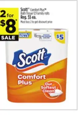 Dollar General Scott Comfort Plus TM Bath Tissue offer