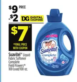 Dollar General Suavitel Liquid Fabric Softener Complete Field Flowers offer