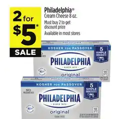 Dollar General Philadelphia Cream Cheese offer
