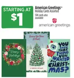 Dollar General American Greetings Holiday Cards offer