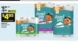 Dollar General Angel Soft Bath Tissue Scented or Unscented offer