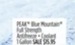 Dollar General PEAK Blue Mountain Full Strength Antifreeze + Coolant offer