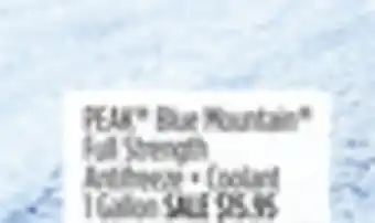Dollar General PEAK Blue Mountain Full Strength Antifreeze + Coolant offer