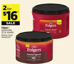 Dollar General Folgers Ground Coffee offer