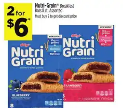 Dollar General Nutri-Grain Breakfast Bars offer