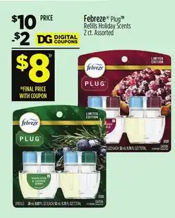 Dollar General Febreze Plug Holiday Scents offer