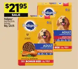 Dollar General Pedigree Dog Food offer
