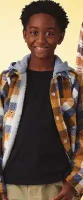 Family Dollar Kids' Sherpa Lined Hooded Jackets offer