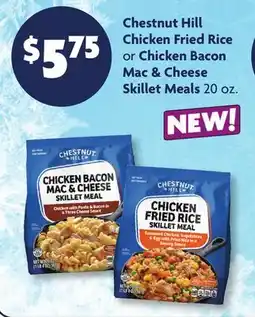 Family Dollar Chestnut Hill Chicken Fried Rice or Chicken Bacon Mac & Cheese Skillet Meals offer