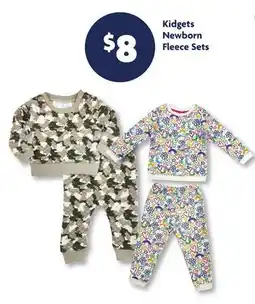 Family Dollar Kidgets Newborn Fleece Sets offer