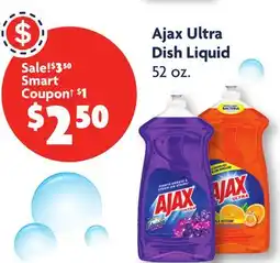 Family Dollar Ajax Ultra Dish Liquid offer
