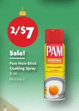 Family Dollar Pam Non-Stick Cooking Spray offer