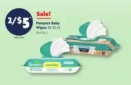 Family Dollar Pampers Baby Wipes offer