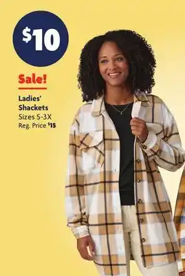 Family Dollar Ladies' Shackets offer