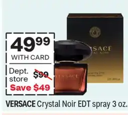 CVS VERSACE Crystal Noir EDT spray offer