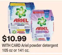 CVS Ariel powder detergent offer