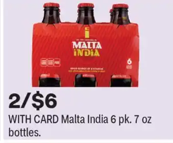 CVS Malta India 6 pk. 7 oz bottles offer