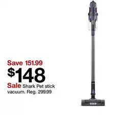 Target Shark Pet stick vacuum offer