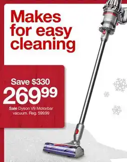 Target Dyson V9 Motorbar vacuum offer