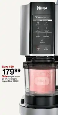 Target Ninja Creami 0.5-qt. ice cream maker offer
