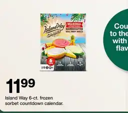 Target Island Way 6-ct. frozen sorbet countdown calendar offer