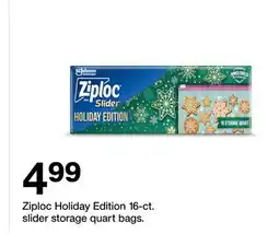 Target Ziploc Holiday Edition offer