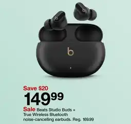 Target Beats Studio Buds + True Wireless Bluetooth noise-cancelling earbuds offer