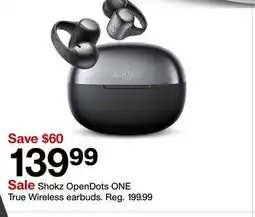 Target Shokz OpenDots ONE True Wireless earbuds offer