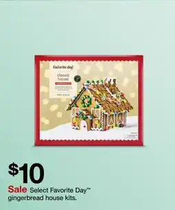 Target Select Favorite Day gingerbread house kits offer