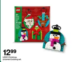 Target LEGO Christmas ornament building set offer