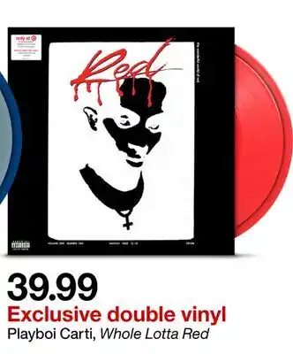 Target Playboi Carti, Whole Lotta Red offer