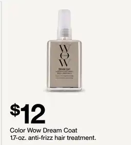 Target Color Wow Dream Coat 1.7-oz. anti-frizz hair treatment offer