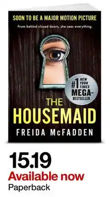 Target THE HOUSEMAID Hardcover offer
