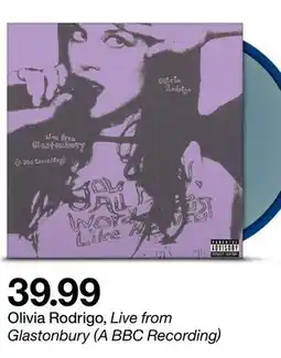 Target Olivia Rodrigo, Live from Glastonbury (A BBC Recording) offer