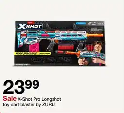 Target X-Shot Pro Longshot toy dart blaster offer