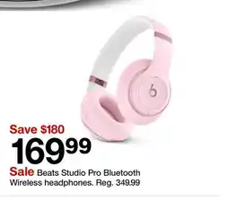Target Beats Studio Pro Bluetooth Wireless headphones offer