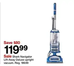 Target Shark Navigator Lift-Away Deluxe upright vacuum offer