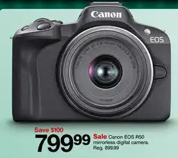Target Canon EOS R50 mirrorless digital camera offer
