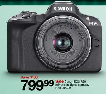 Target Canon EOS R50 mirrorless digital camera offer