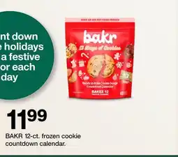 Target BAKR 12-ct. frozen cookie countdown calendar offer
