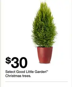 Target Select Good Little Garden Christmas trees offer