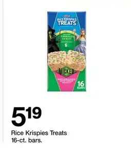 Target Rice Krispies Treats offer