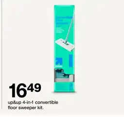 Target up & up 4-in-1 convertible floor sweeper kit offer